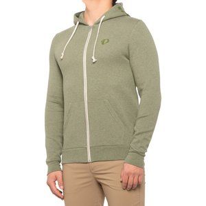 Pearl Izumi Distressed Logo super Soft Slim Fit Men’s Zip-Up Hoodie Army Green